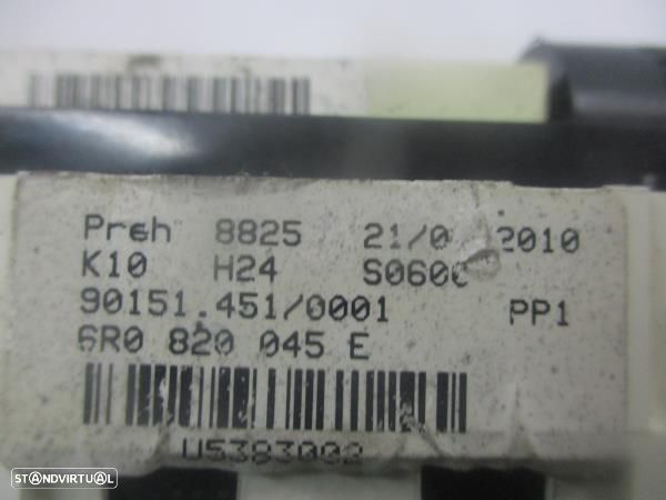 Comando Chaufagem Volkswagen Polo (6R1, 6C1) - 5
