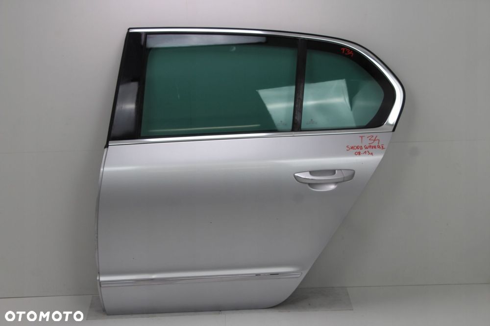 DRZWI LEWY TYŁ SKODA SUPERB II 08-13R HB LA7W - 1