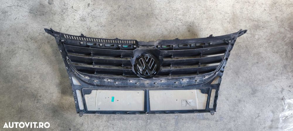 Grila bara fata volkswagen vw touran 1T2 1.9 BLS cromata - 6