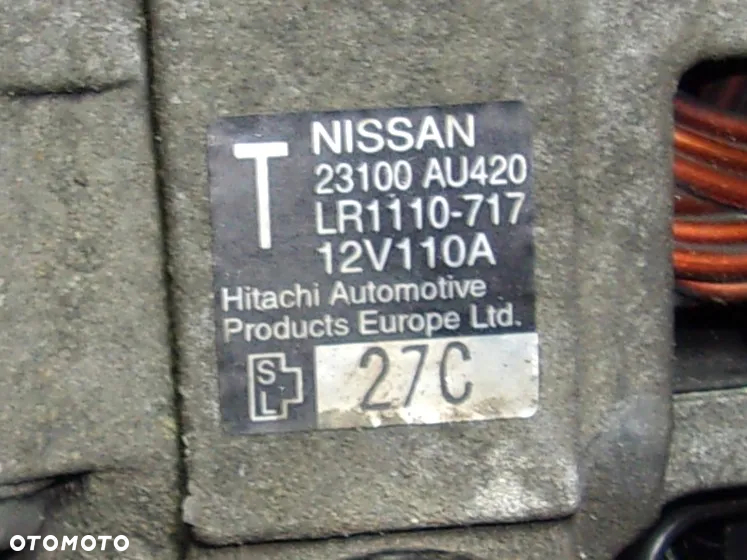 Nissan Altima Avenir Pathfinder IV Primera P12 Qashqai X-Trail I II alternator 2.0 2.5 - 4
