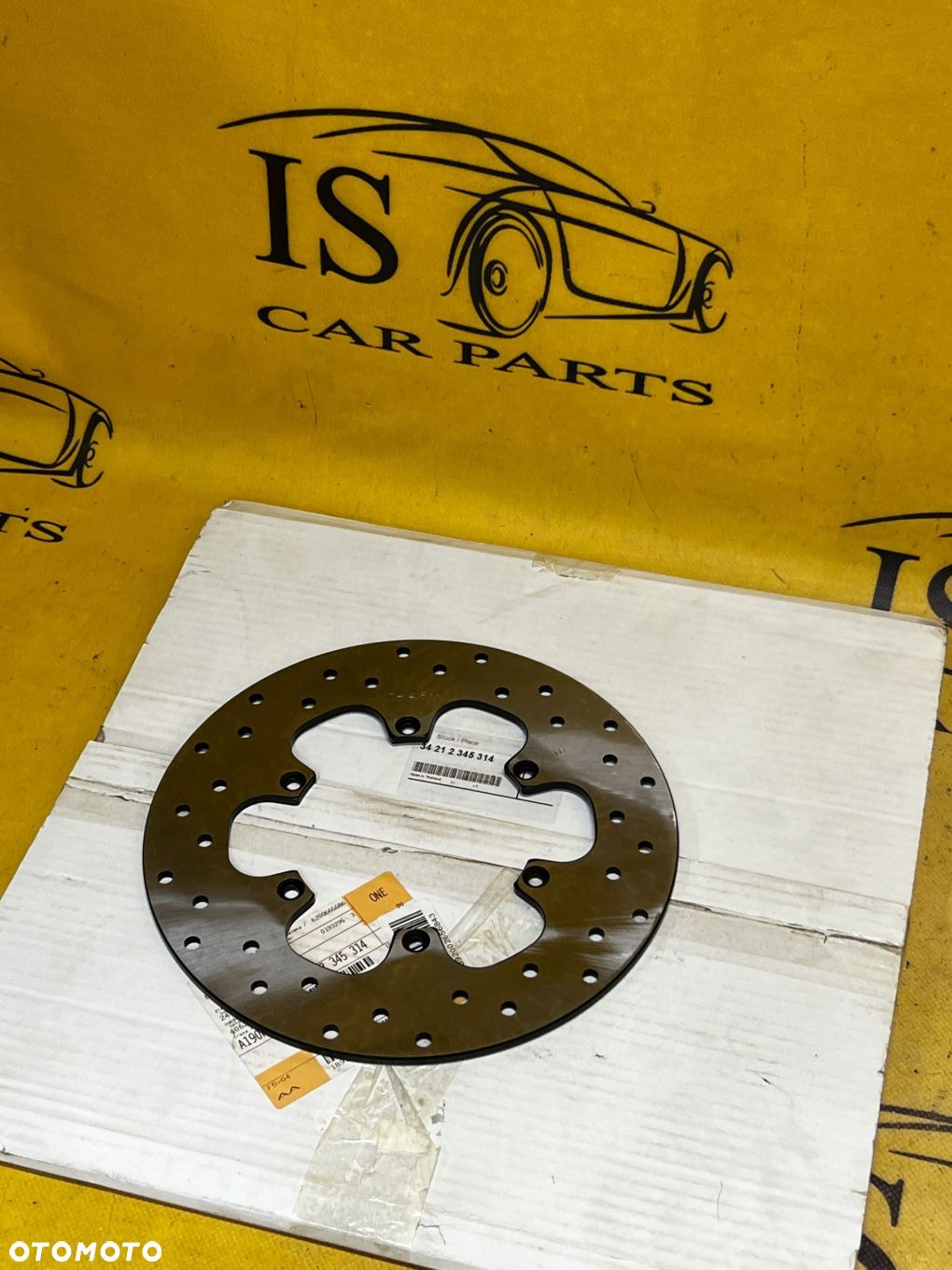 TARCZA HAMULCOWA TYŁ TYLNA BMW E169 K14 R13 R131 R134 NOWA OEM - 1