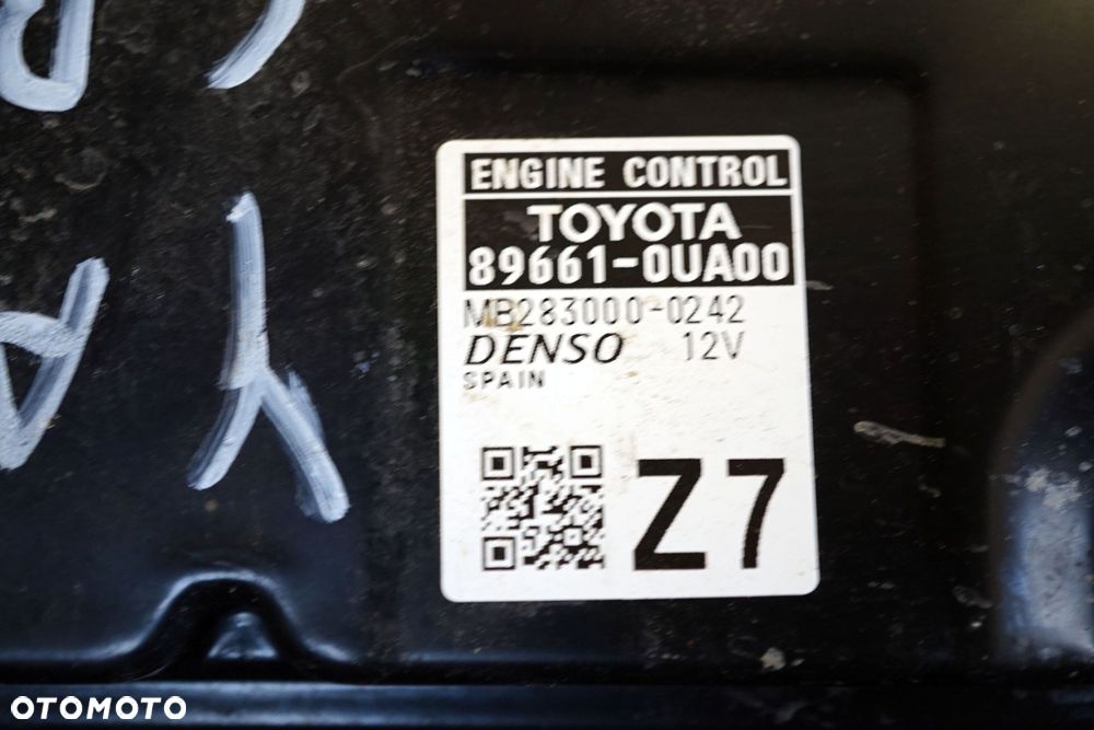 STEROWNIK SILNIKA KOMPUTER YARIS CROSS 1.5 12V HYBRID 89661-0UA00 MB283000-0242 TOYOTA 2020- - 5