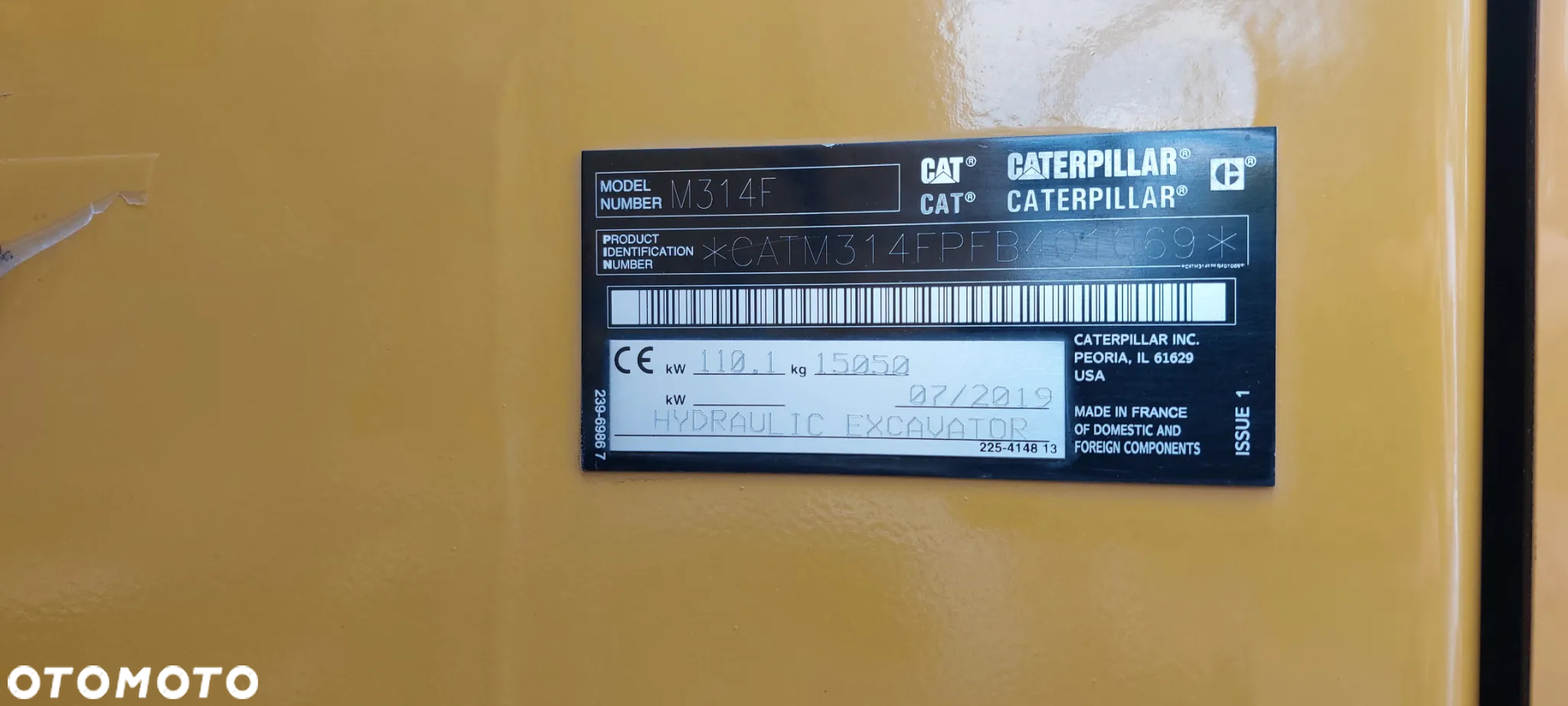 Caterpillar 314 F - 16
