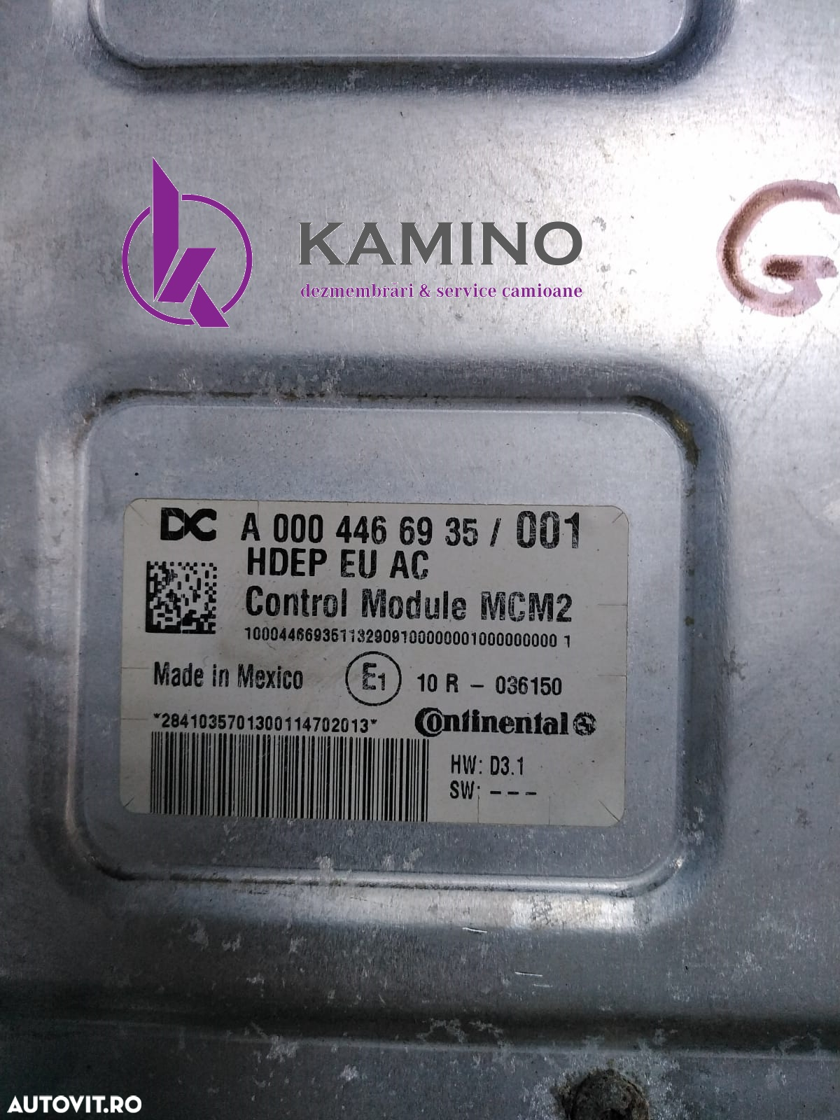 Calculator motor Mercedes Actros MP4 Euro 6 - 4