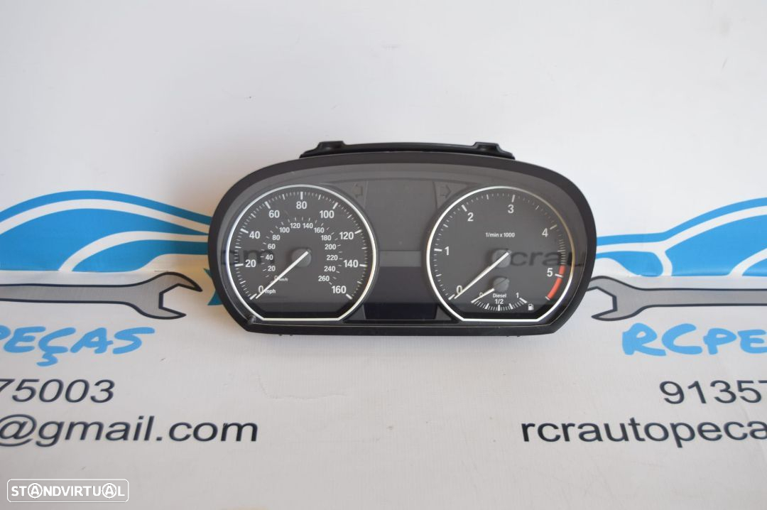 QUADRANTE MOSTRADORES PAINEL INSTRUMENTOS MPH KM 9141478 914147801 102498576 BMW SERIE 1 E87 E81 E82 - 3