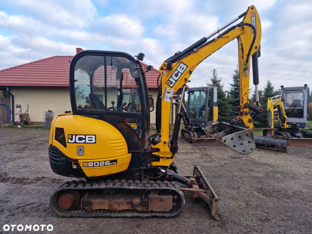 JCB 8026 cts  , Bobcat E 27z , Yanmar Vio 27, Kubota 037-4 - 6