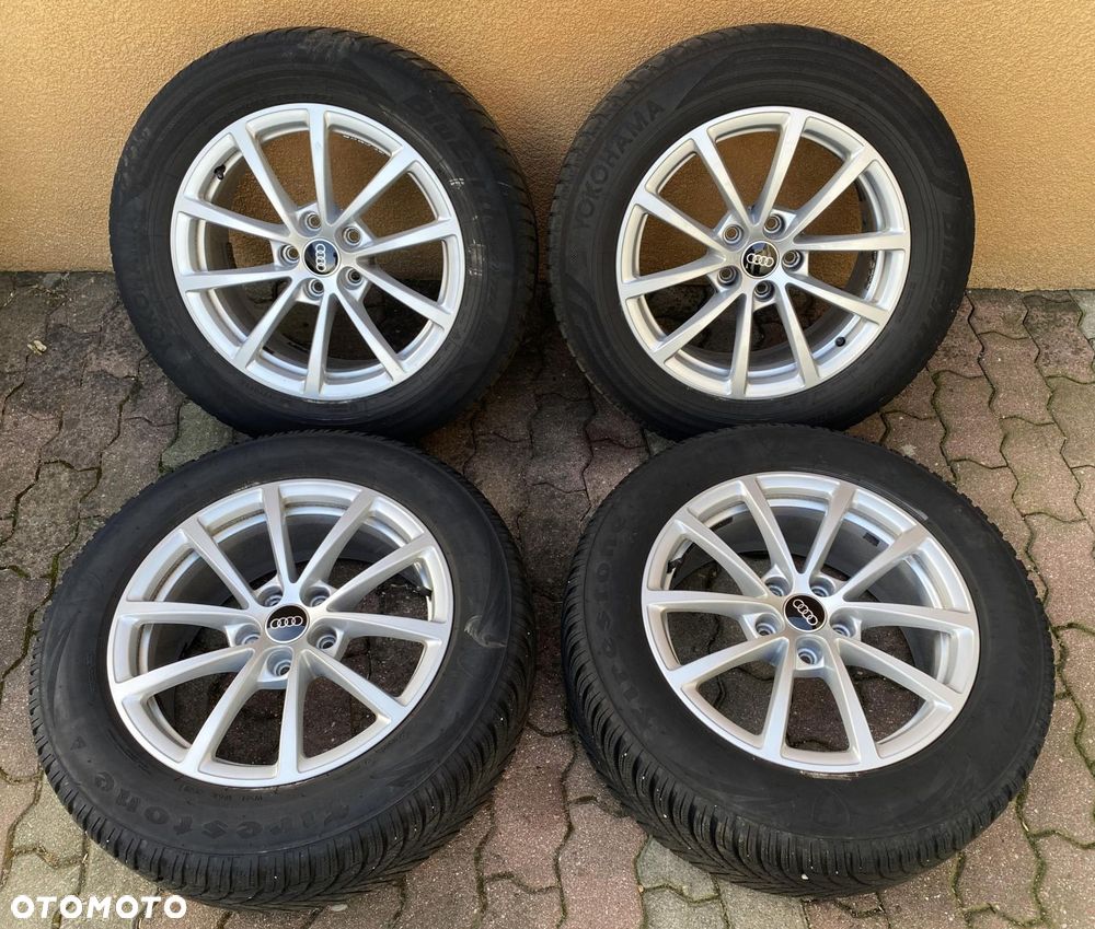 AUDI A6 C8 KOŁA 225/60R17 ALUFELGI 7,5Jx17H2 ET36 OPONY FIRESTONE - 1