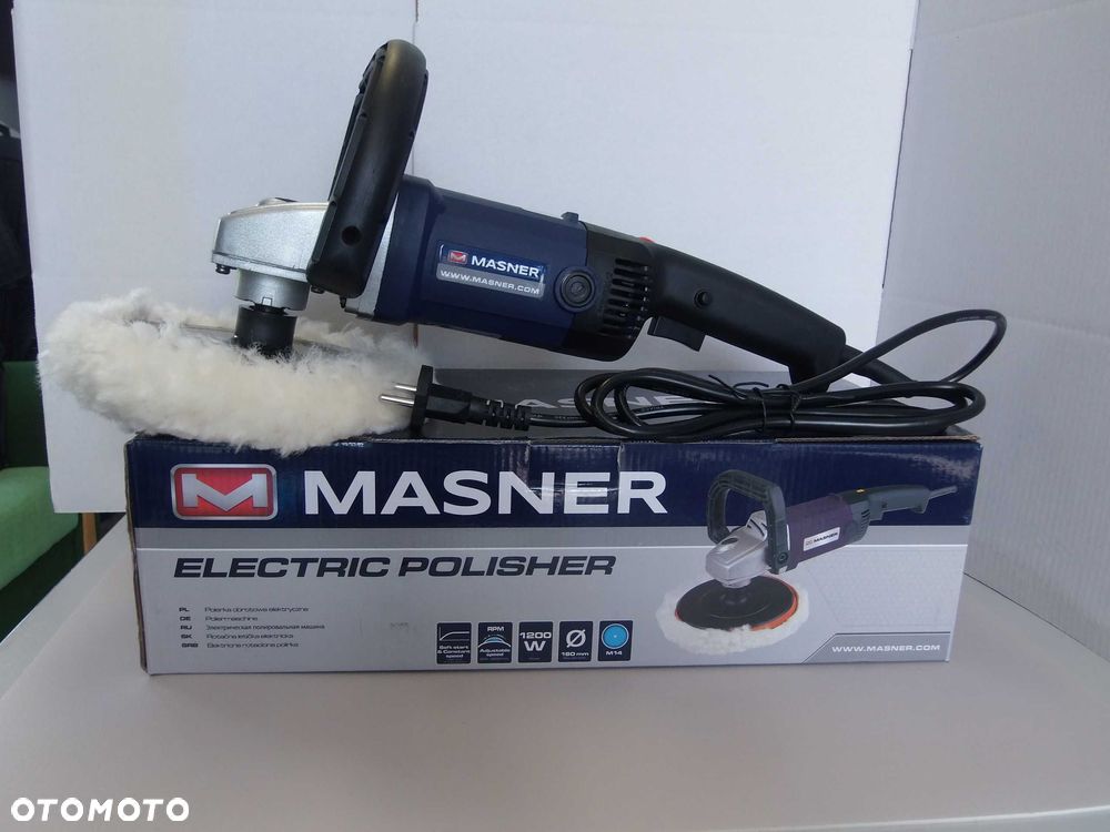 Polerka samochodowa do lakieru MASNER K2 1200W Wolny Start - 1