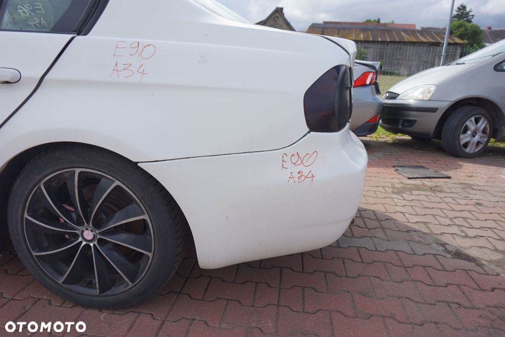 ZDERZAK TYLNY 3 E90 SEDAN A34 M-PAKIET BIAŁY BMW 2004-2008 - 5