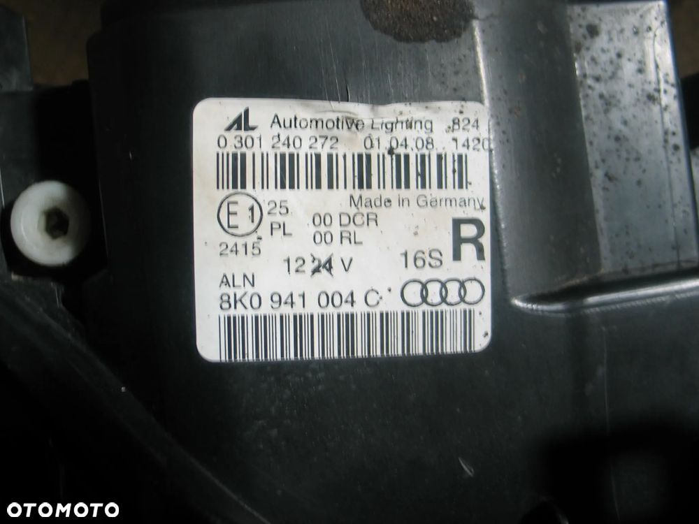 lampa przod xenon bixenon audi A4 B8 07-11r. 8K0941004C europa - 14