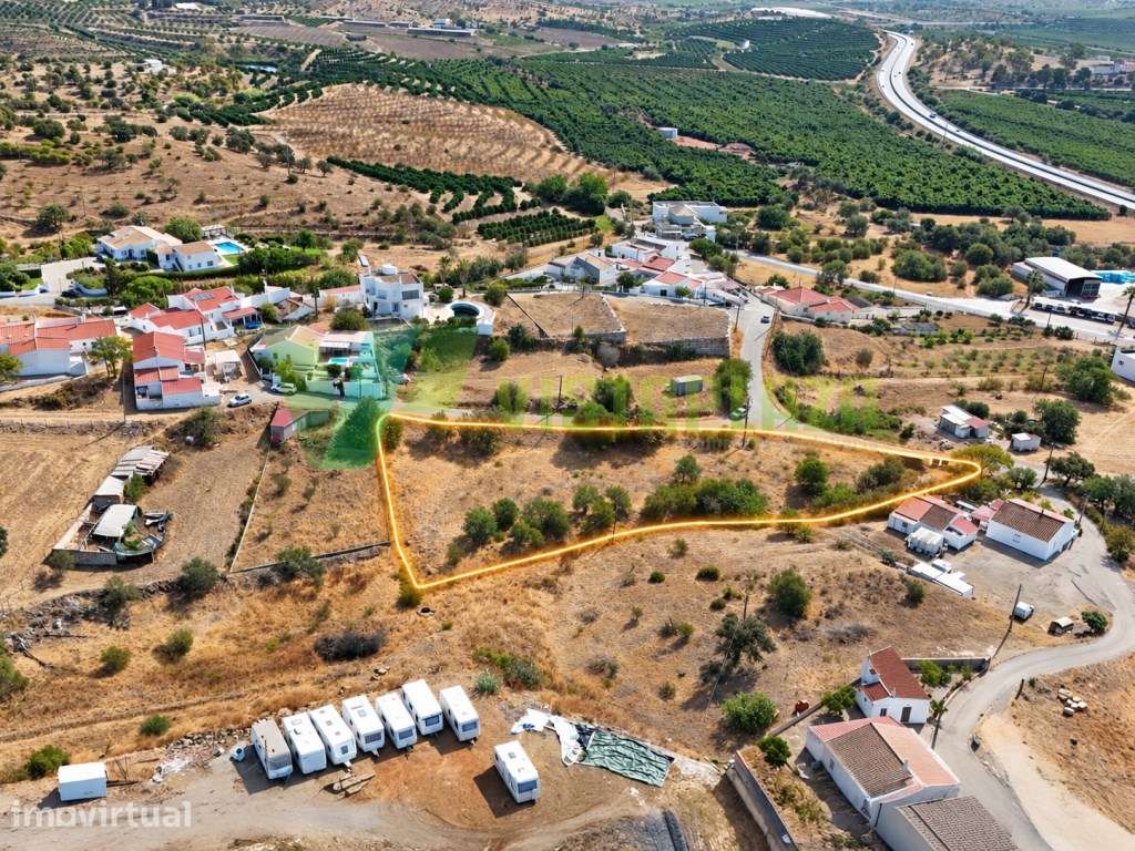 Lote de 2.800 m² com Projeto Aprovado para Moradia T3 com Piscina e... - Grande imagem: 4/13