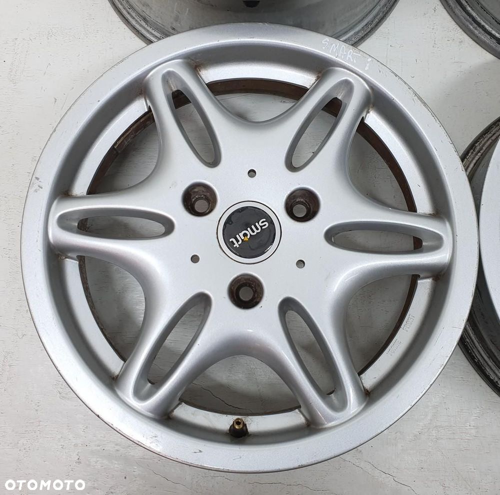 ALUFELGI FELGI 15 4J 5.5J 3X112 ET27 ET-1 SMART FORTWO 450 KOMPLET - 5