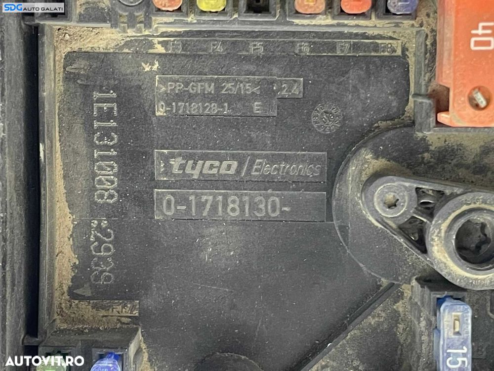 Unitate Calculator Panou Tablou Relee Sigurante Volkswagen Caddy 2003 - 2010 Cod 1K0937125A 0-1718130-1 [L2988] - 4