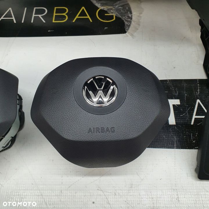 VW PASSAT B8 LIFT DESKA ROZDZIELCZA KONSOLA KOKPIT PULPIT PODUSZKI AIRBAG AIR BAG PASY KIT SET - 8