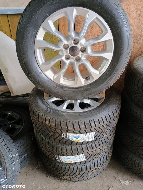 NOWE KOŁA ALU zimowe 7J 17" 5x110 JEEP COMPASS RENEGADE 52142689 ORYGINAŁ
