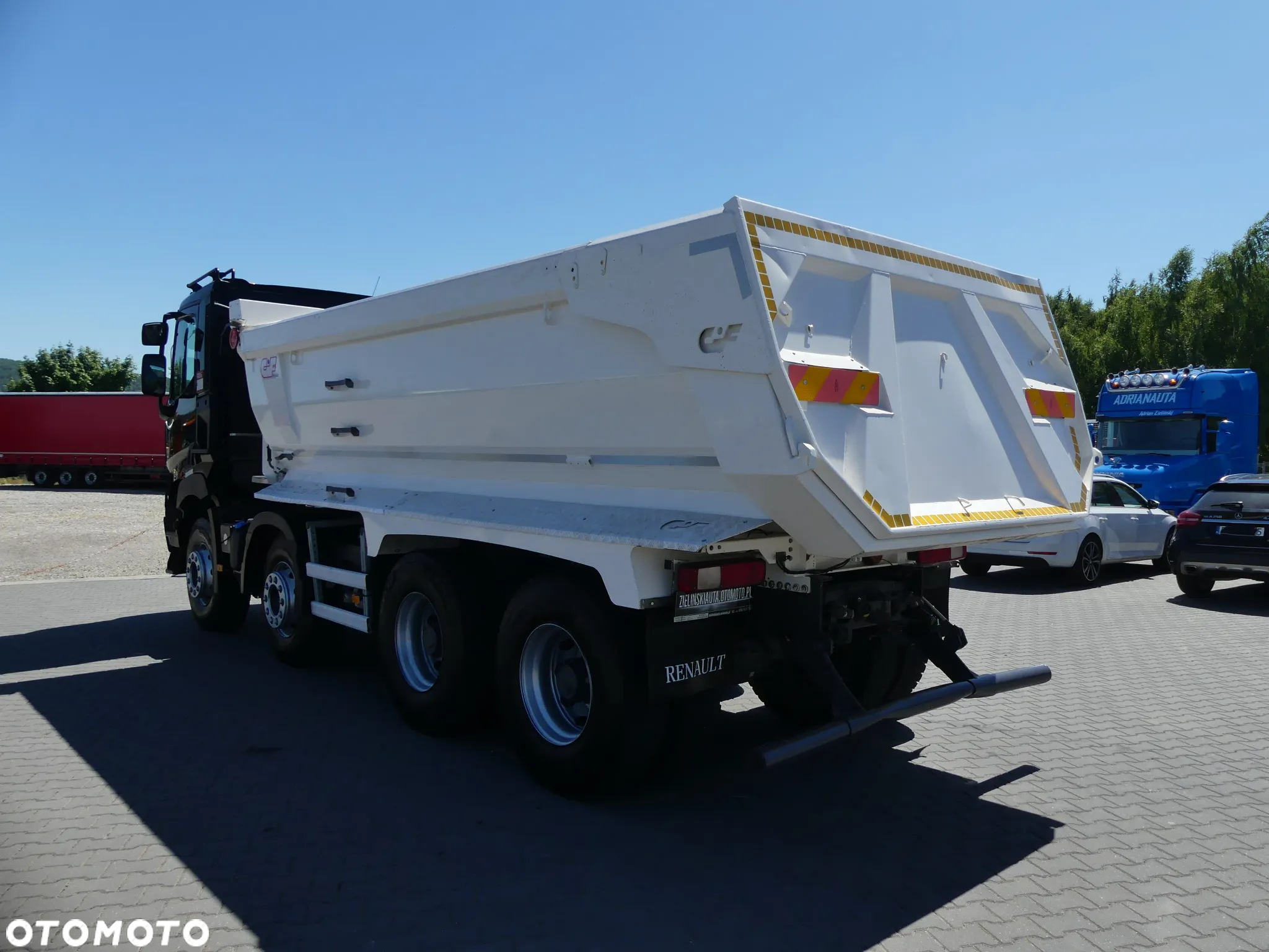 Renault C480 SILNIK 13L  / 8x4 / WYWROTKA / HYDRAULICZNA TYLNA KLAPA / - 8