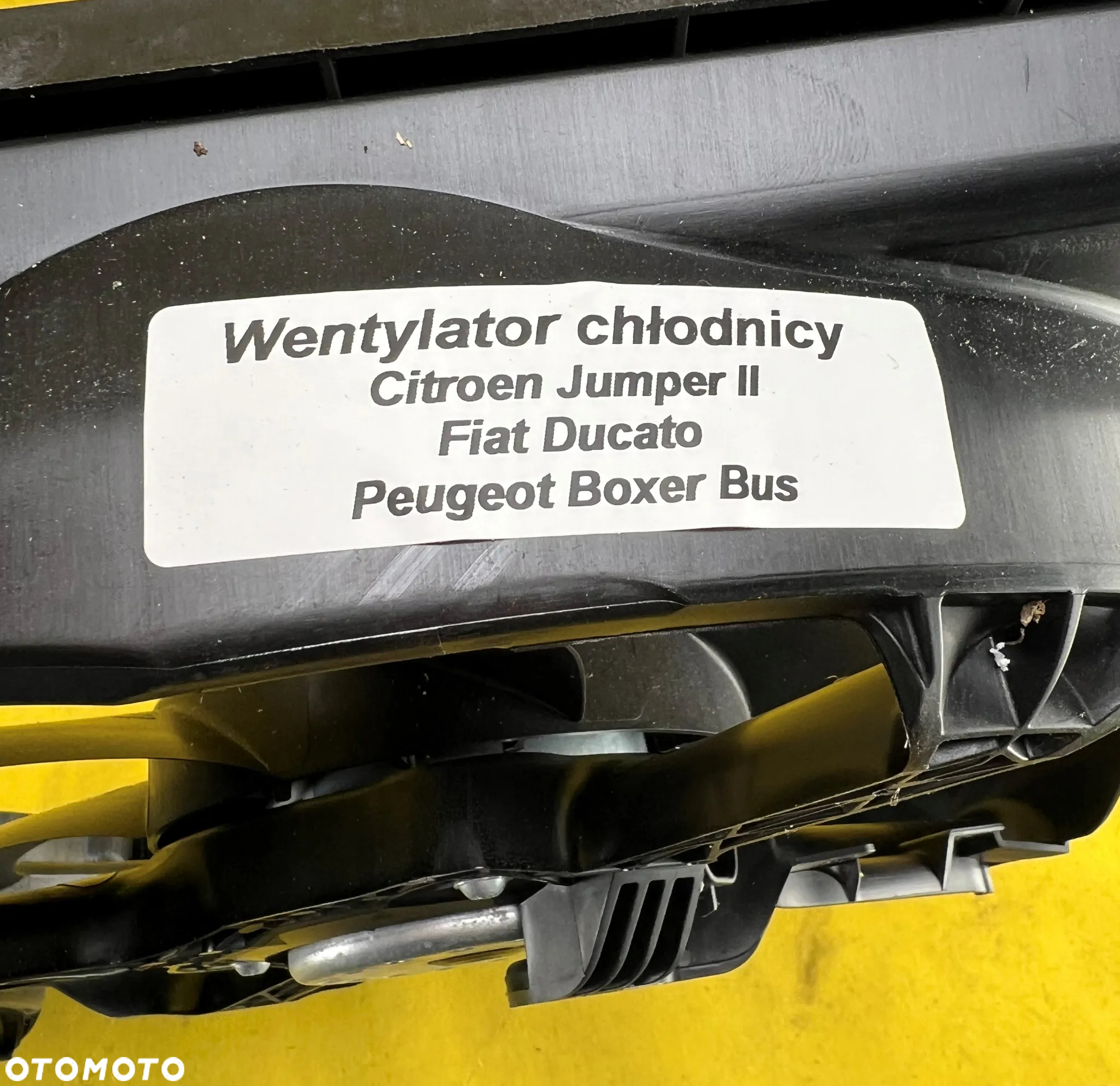 WENTYLTOR CHŁODNICY CITROEN JUMPER II FIAT DUCATO PEUGEOT BOXER 1399670080 ORYG NOWY - 11