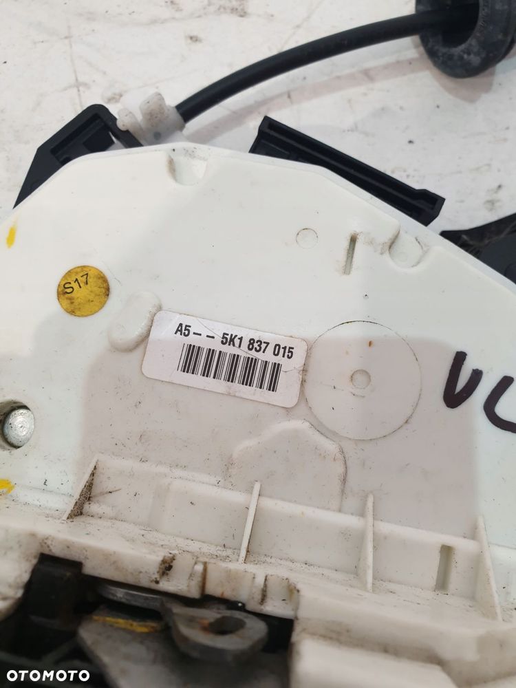 zamek drzwi lewy przód 5k1837015 golf vi 1.4tsi 08r - 5