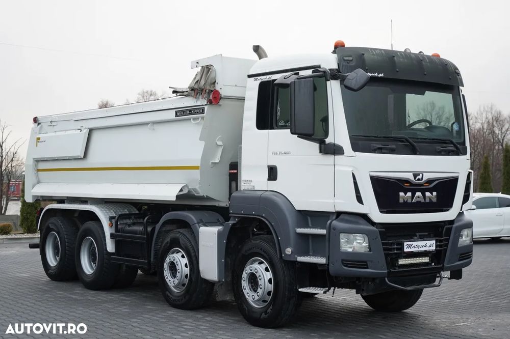 MAN TGS 35.460 / 8X4 / BASCULATOR SPATE / HYDROCLASP / MEILLER KIPPER / AUTOMAT / EURO 6 - 12