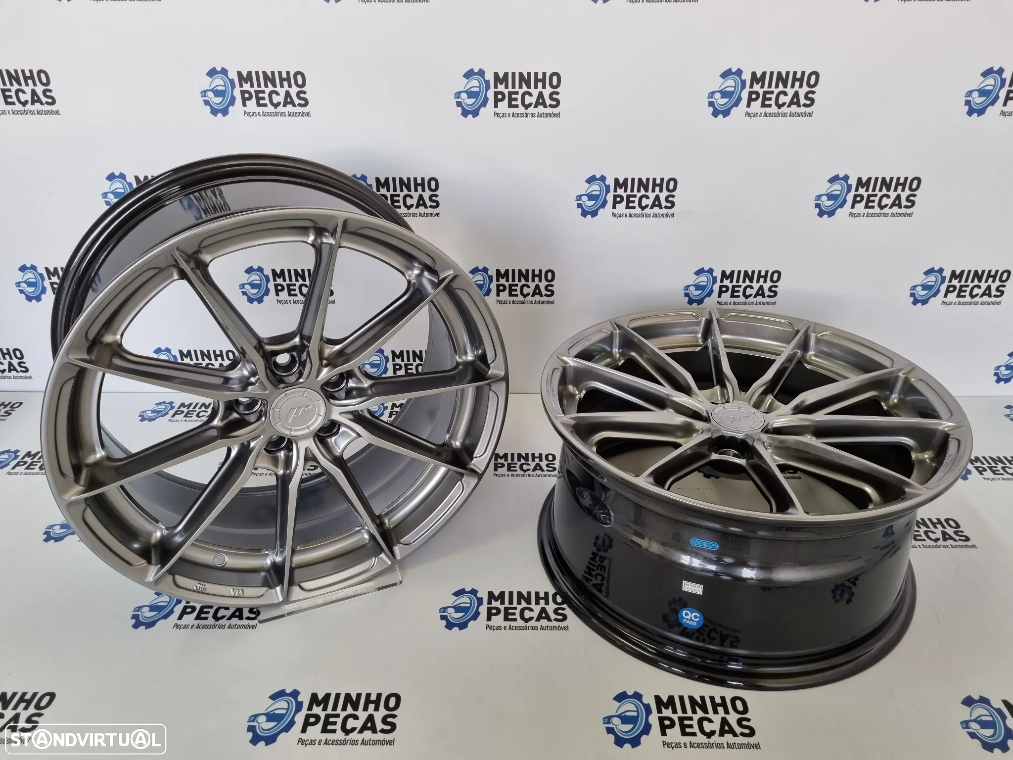 Jantes Japan Racing (JR37) em 18 (5x120) Hyper Black - 4