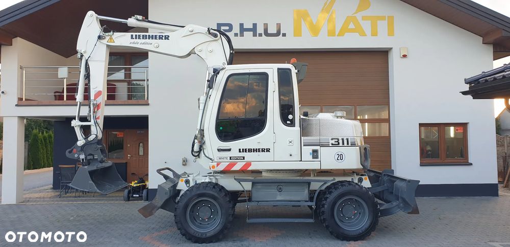 Liebherr 311 rok 2007 łyżka skarpowa hydr. + do kopania 2xpług klima oryginał - 1