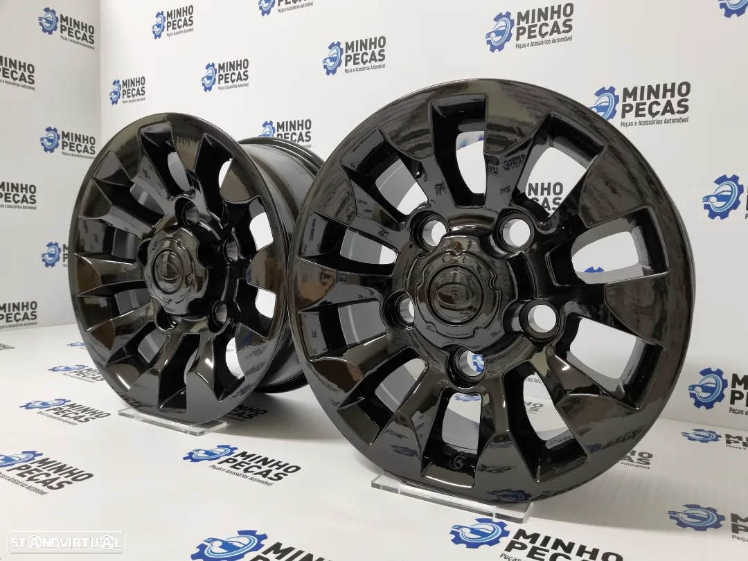 Jantes Land Rover Defender em 16 Preto Brilho - 2
