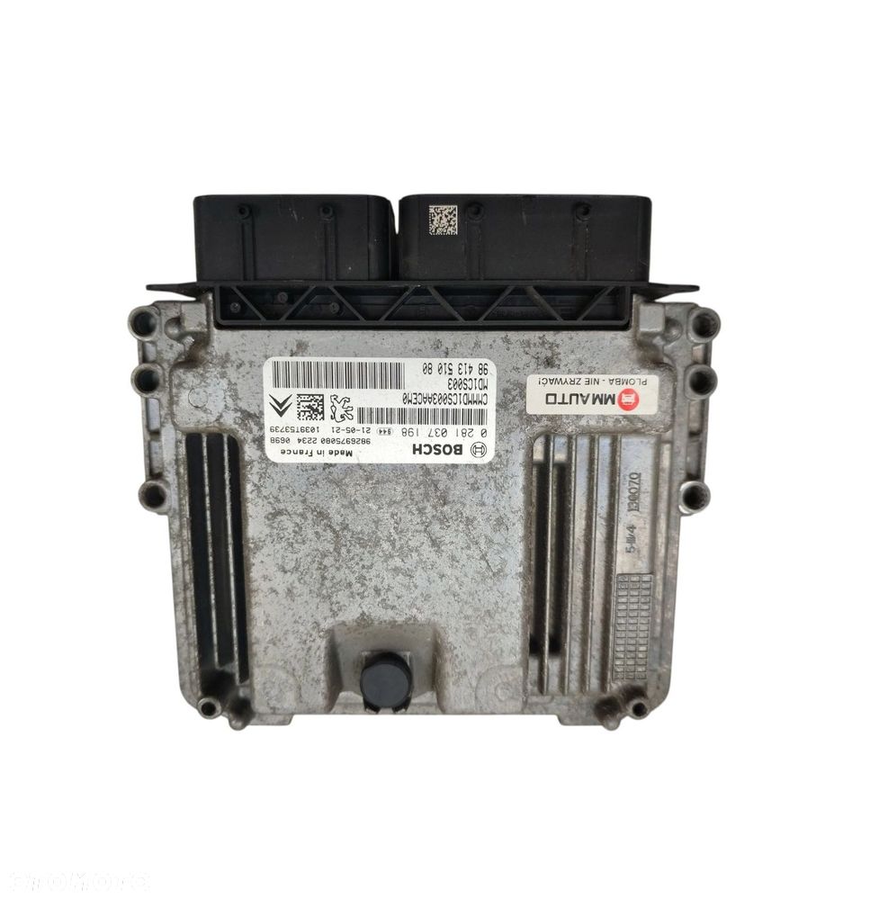 KOMPUTER STEROWNIK SILNIKA CITROEN C5 AIRCROSS (2018-2022) 1.5 BlueHDI 131KM 9841351080 0281037198 9826975080 - 1