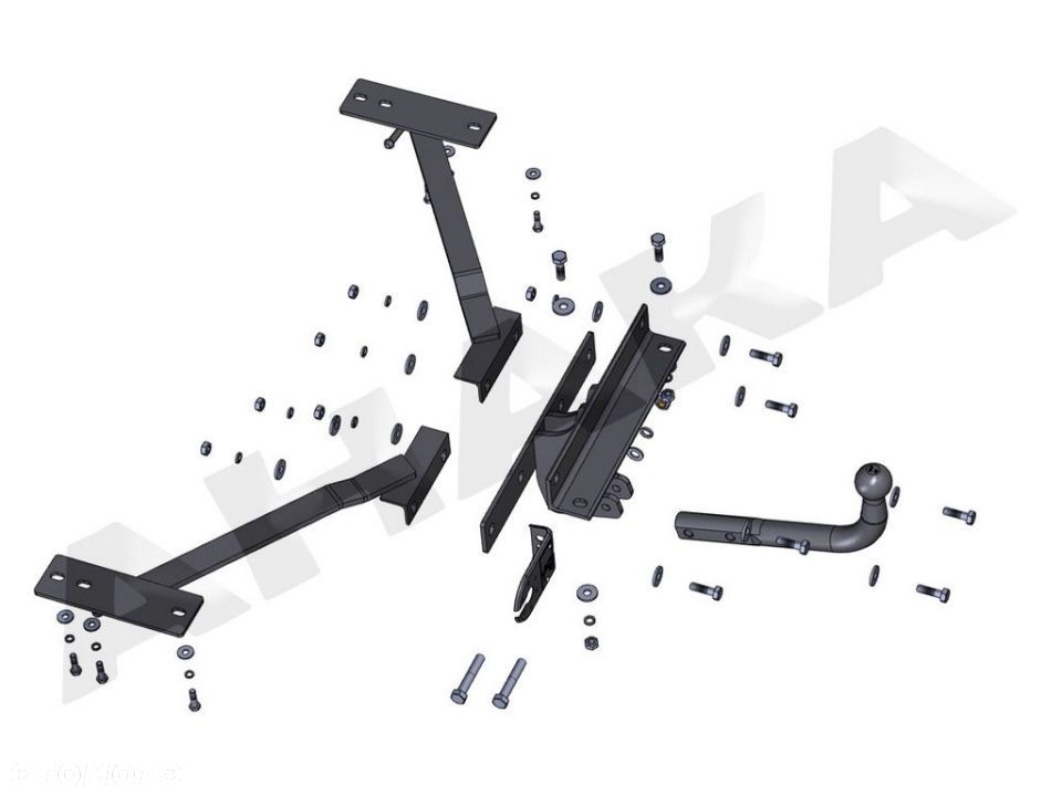 Hak Holowniczy Odkręcany Do Volvo S40 Sedan 2003-2012 - 3