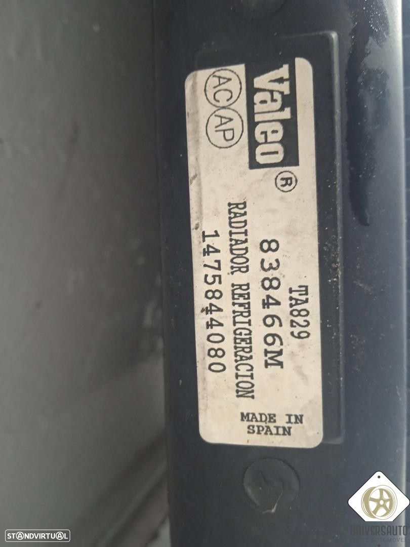 RADIADOR AGUA FIAT SCUDO FURGÃO 1999 - 2