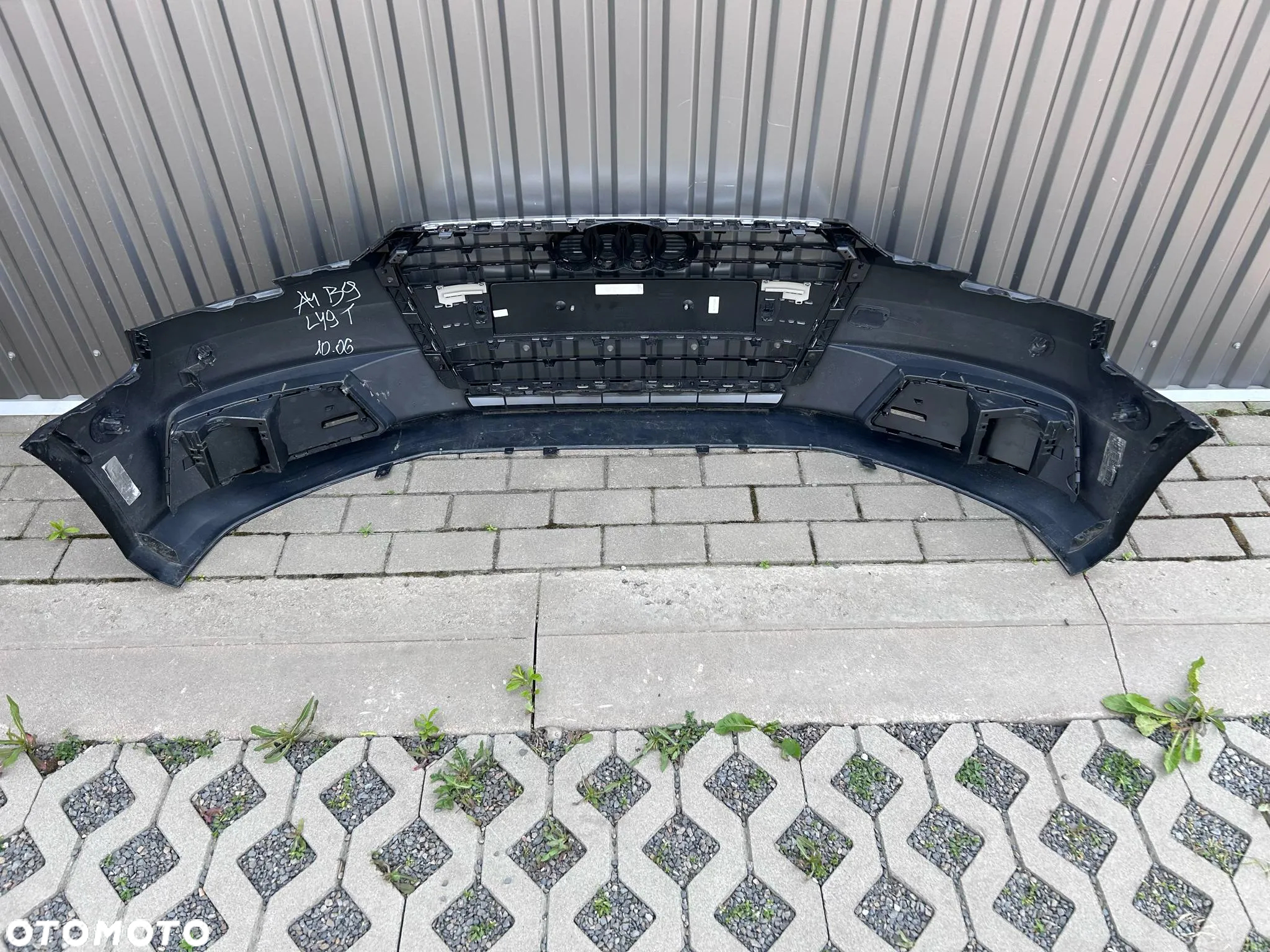 Audi A4 B9 8W Zderzak Przód Przedni kompletny LY9T 15-19r. 6xPDC Ładny - 7
