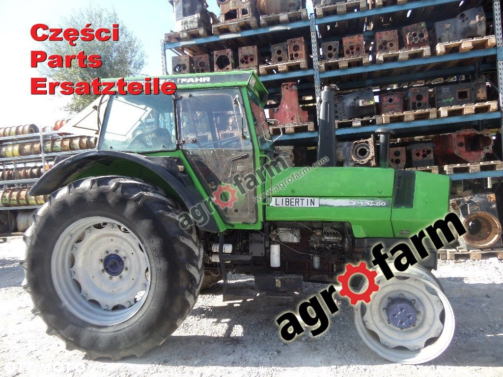 Deutz DX 6.50 części, skrzynia biegów, silnik, oś - 2