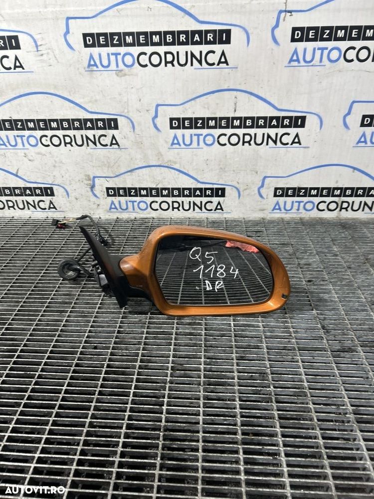 Oglinda dreapta AUDI Q3 2011 - 2018 4 Usi Portocaliu (1184) Fara rabatare - 3