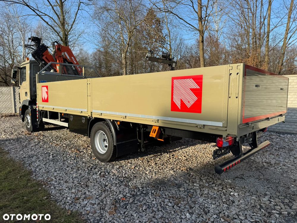 MAN TGS TGL * 4x2* *TGM 15.250 + DŻWIG KRAN HDS ATLAS 96.3E  WYSÓW 10,2m* Kran* Sterowanie Radiowe* ROTATOR* Widły do PALET* + Skrzynia 6.5m* 111000km - JAK NOWY* z NIEMIEC - 33