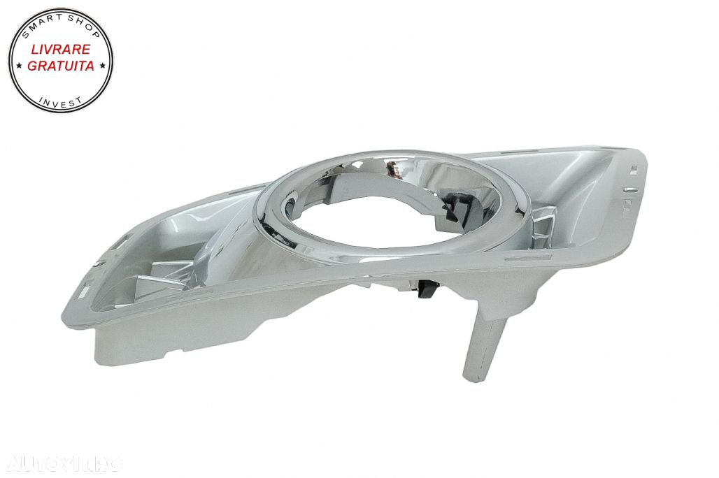 Grila Bara Fata cu Ornamente Proiectoare compatibila cu Land Range Rover Vogue III- livrare gratuita - 7