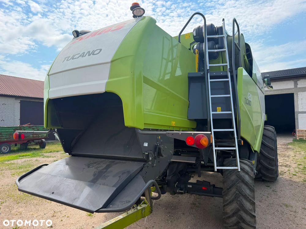 Claas Tucano 420, heder CLAAS VARIO 560, przystawka do kukurydzy CLAAS CORIO 675FC - 5