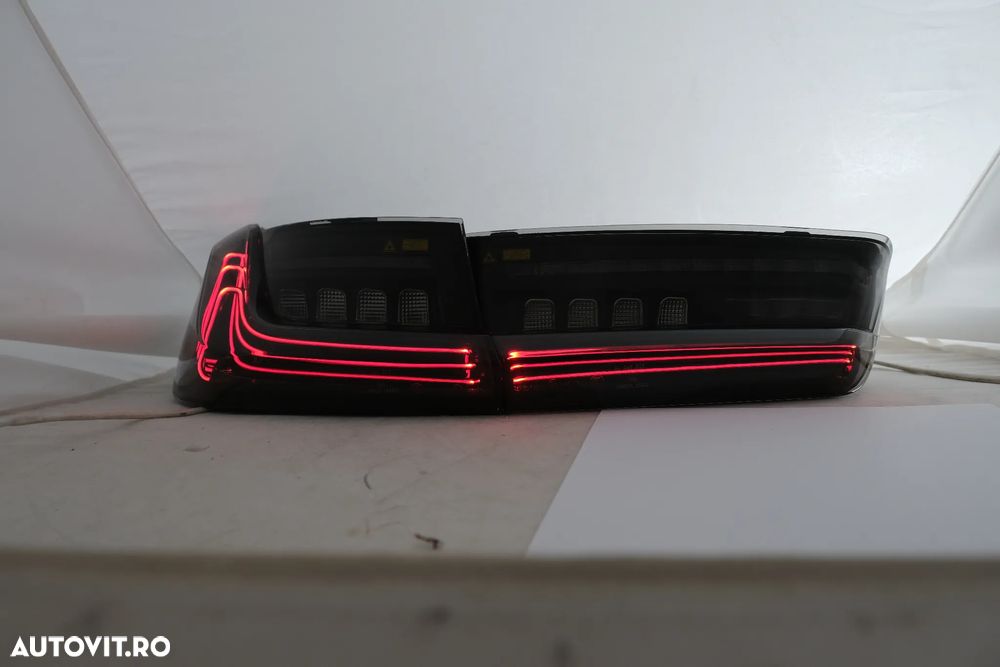 Stopuri LED compatibil cu BMW Seria 3 G20 Sedan (2018-2022) Aspect Laser Negru - 7
