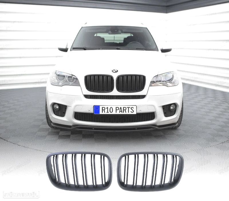 GRELHAS BMW X5 E70 X6 E71 LOOK M PRETO MATT - 1