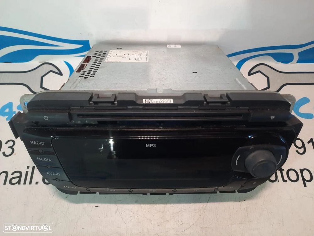 RADIO AUTORADIO LEITOR CD MP3 SEAT IBIZA IV 4 MK4 6J 6J2035153C 6J2035153 ALTEA 5P DISPLAY COMANDOS COMUTADOR PAINEL CONTROLO COMUNICAÇÃO - 7