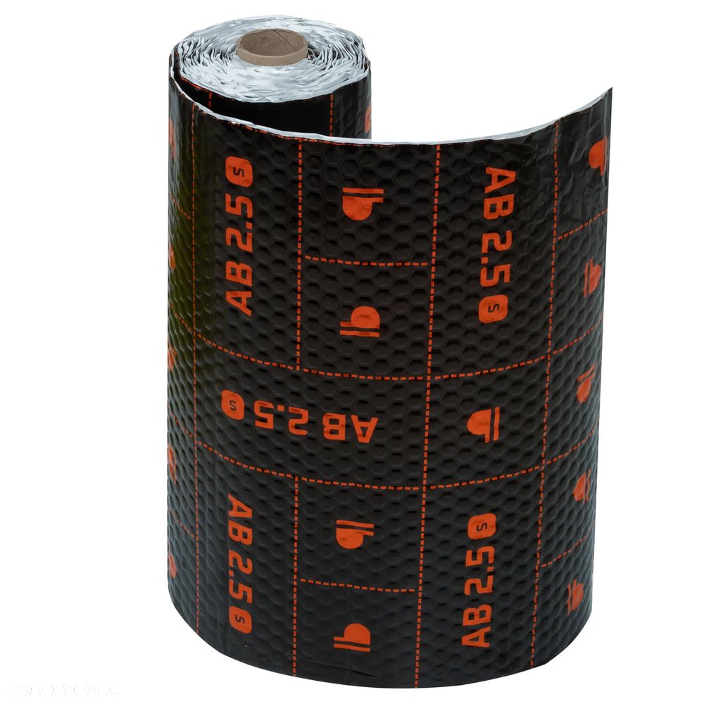 Mata wygłuszająca butylowa Bitmat AB-25 Premium 2,5mm 25x50cm - 4