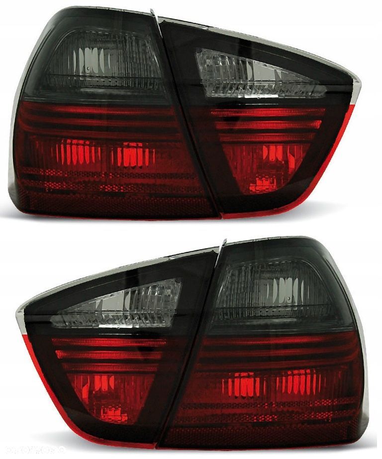 Lampy tyl kpl Dymiono czerwone Bmw 3 e90 sedan - 1