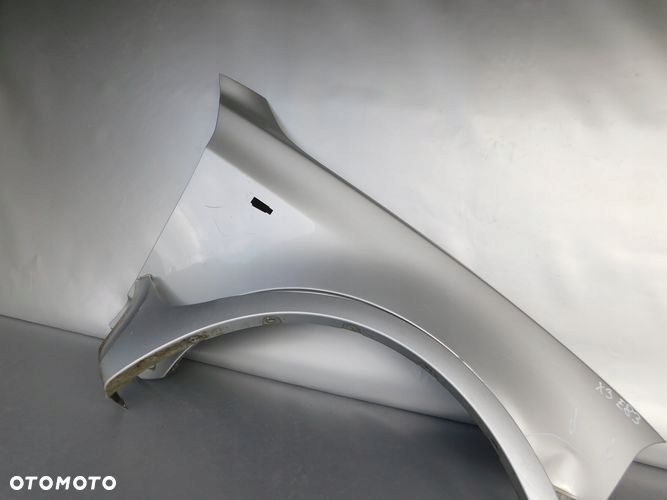 BMW X3 E83 LIFT błotnik prawy przedni przód - 2