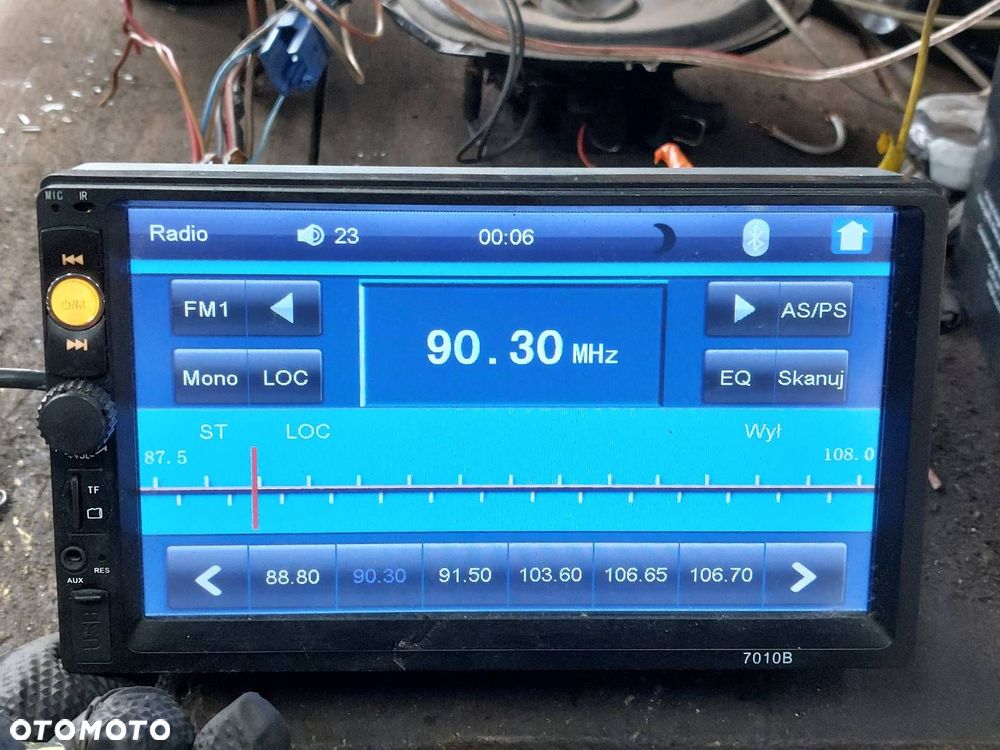 RADIO ODTWARZACZ SAMOCHODOWY 2 DIN 7010B AUX USB MICROSD BT - 9