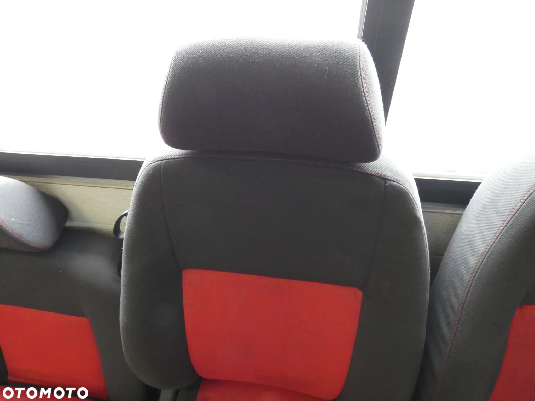 VW LUPO FOTELE PRZÓD KANAPA TYŁ KOMPLET MATERIAŁOWE CZERWONE TOM GORLICE - 9