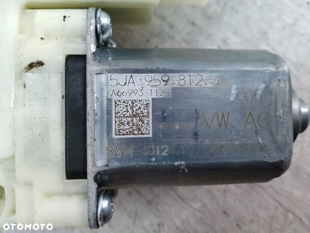 PODNOŚNIK SZYBY PRAWY PRZÓD SKODA RAPID II 5JA959812J - 5