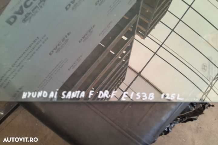 Geam usa fata dreapta 43R-000382 43R-000382 Hyundai Santa Fe CM [2006 - 2