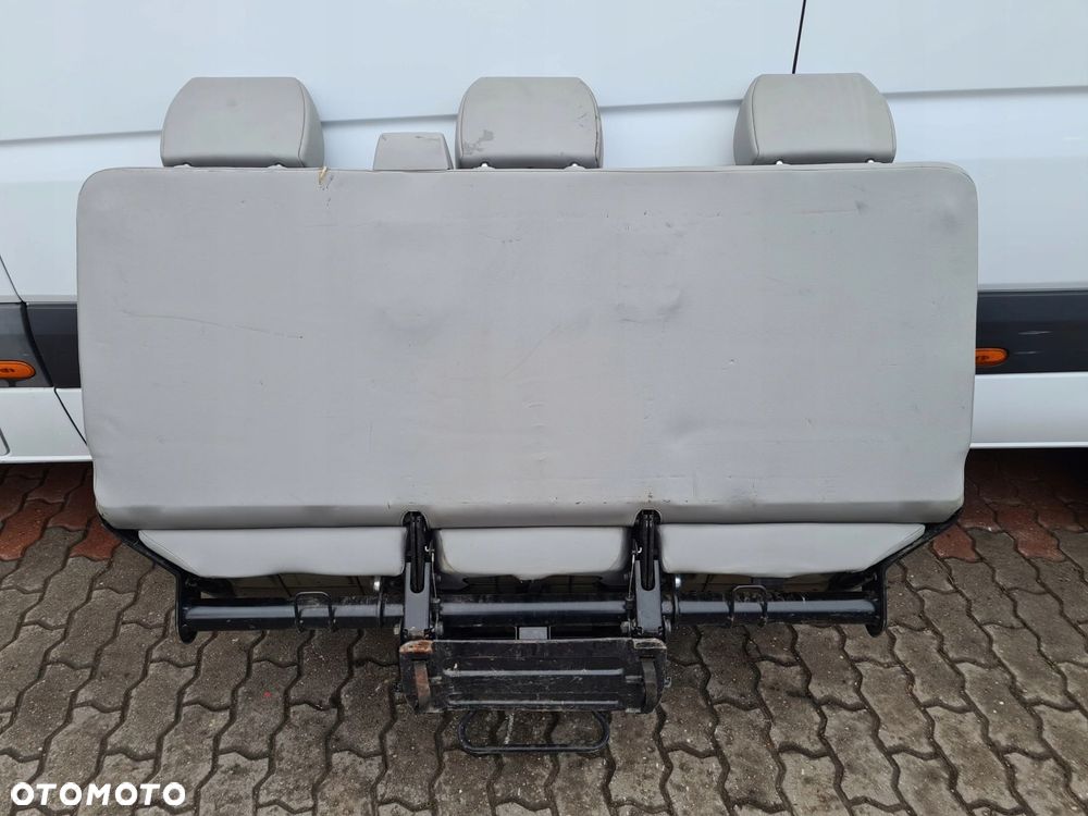 VW T5 LIFT fotel trójka ławka tył 3rząd SKAJA - 2