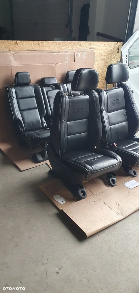 Fotele przód tył kanapa skóra komplet Overland Jeep Grand Cherokee WK2 - 2