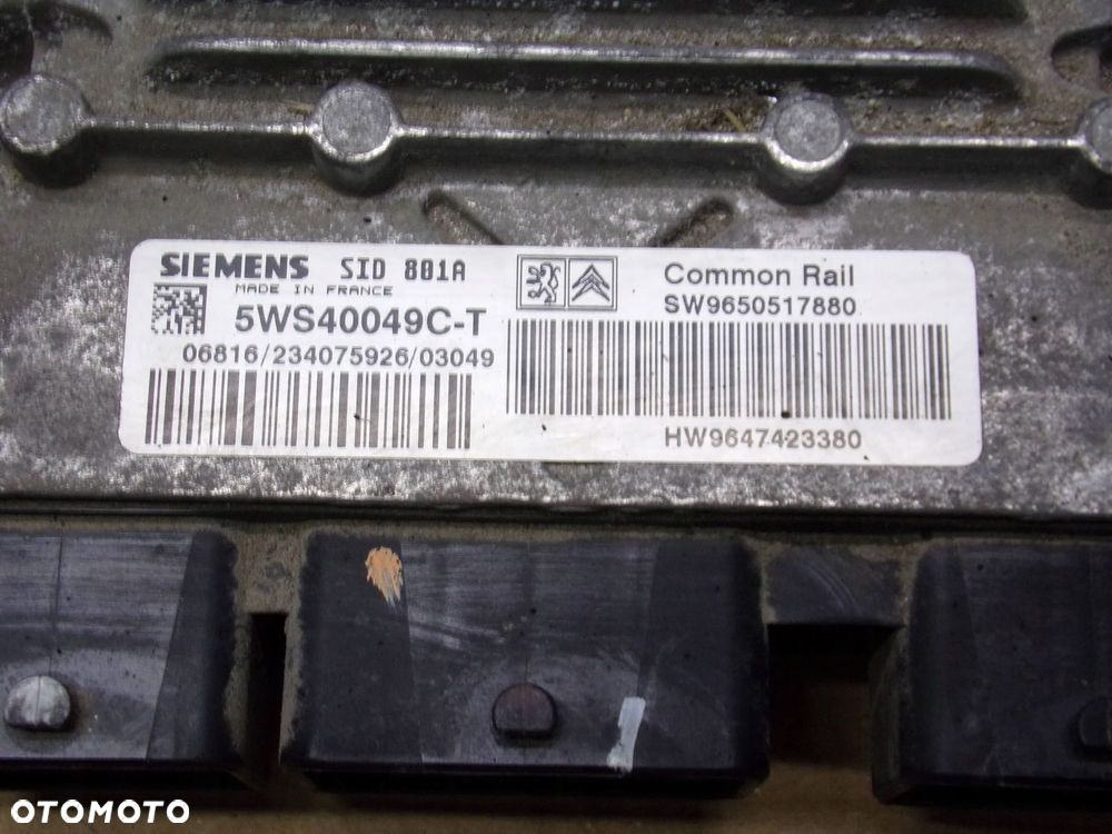 komputer silnika 5ws40049ct berlingo 2.0 hdi - 2
