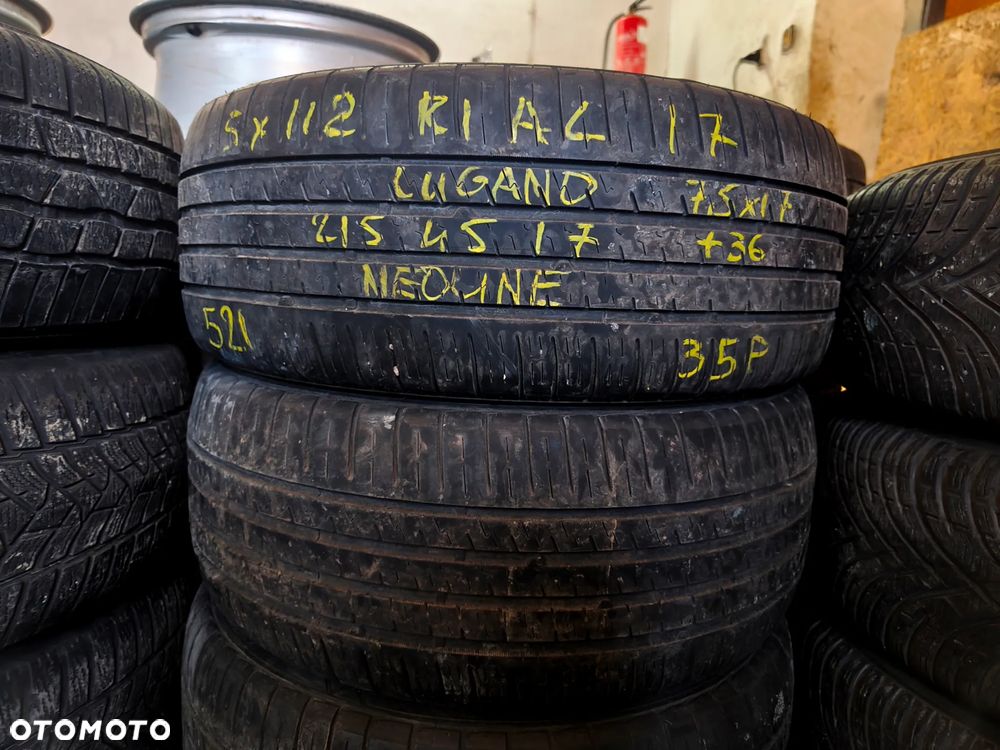 5x112 Felgi Aluminiowe Alufelgi 17 Koła Letnie lato AUDI A4 B5 B6 B7 A6 C5 C6 SEAT EXEO VW PASSAT B5 B6 B7 SKODA SUPERB MERCEDES 5mm Legnica ALU-RAD 215/45 21r. - 9