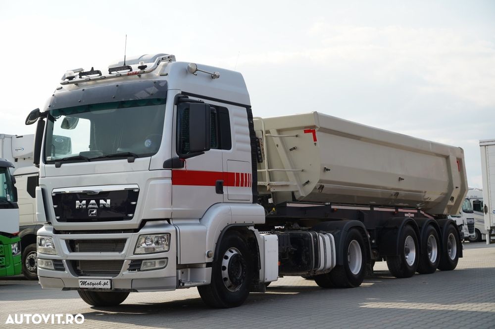 MAN TGS 18.400 / KIT / SISTEM HIDRAULIC / + BASCULĂ ALUMINIU / 26 M3 / 4.500 KG / JANTE DIN ALIAJ / 2017 - 1